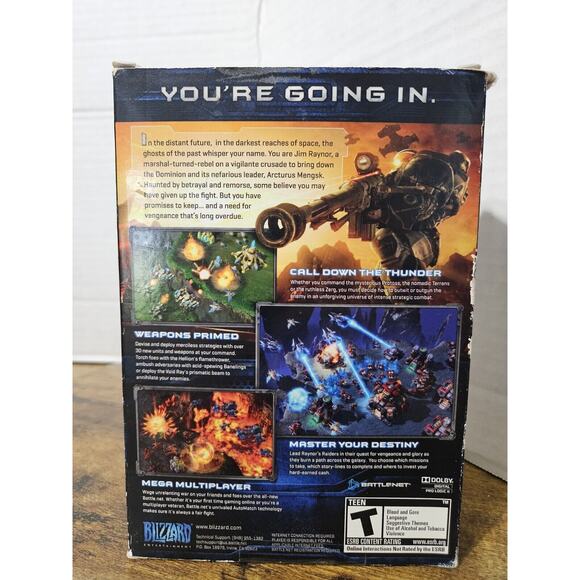 StarCraft, Star Craft Expansion Set Brood War & StarCraft II Wings of Liberty PC - Picture 8 of 9